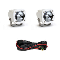S1 White Laser Light Pod Pair (Laser Spot; Clear)