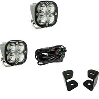 Squadron Sport A-Pillar Kit - 09-10 Ram 1500; 11-18 1500; 19 1500 Classic (Driving/Combo; Clear)