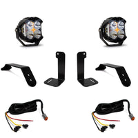 LP4 Pro Bumper Kit - 20-24 Gladiator / 18-24 Wrangler JL; W/ OE Plastic Bumper (Driving/Combo; Clear)