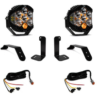 LP6 Pro Bumper Kit - 20-24 Gladiator / 18-24 Wrangler JL; W/ OE Plastic Bumper (Driving/Combo; Clear)