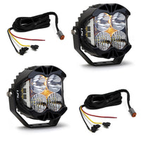 LP4 Pro Bumper Kit - 20-24 Gladiator / 18-24 Wrangler JL; W/ OE Steel Bumper (Driving/Combo; Clear)