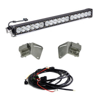 OnX6+ 30 Inch Grille Kit - 17 Silverado 2500HD/3500HD (Driving/Combo; Clear)