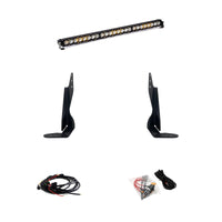 S8 30 Inch Grille Kit - 20-22 Sierra 2500HD/3500HD (Driving/Combo; Clear)