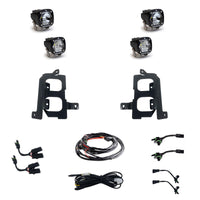 S1 Dual Fog Pocket Kit - 20-22 Sierra 2500HD/3500HD (Wide Cornering/Spot)