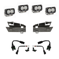 S2 Sport Dual Fog Pocket Kit - 19-24 1500 Rebel; 19-24 1500 Rebel; 21-24 1500 TRX (Driving/Combo; Clear)