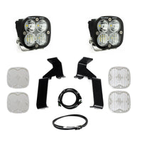 Squadron Sport A-Pillar Kit - 21-23 F-150 Raptor (Driving/Combo; Clear)