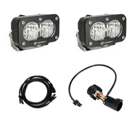 S2 Sport W/C Reverse Kit Plug-N-Play (Wide Cornering; Clear)