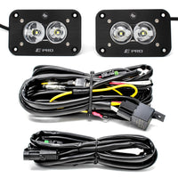 S2 Pro Black Flush Mount LED Light Pod Reverse Kit