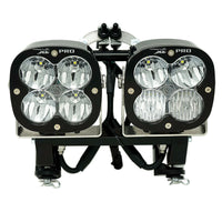 XL Pro Dual Motorcycle Race Light Kit (Multi-Pattern; Clear)