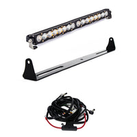 S8 20 Inch Bumper Kit - 07-13 Silverado/Sierra 1500/2500HD/3500HD {07 New Body Style} (Driving/Combo; Clear)