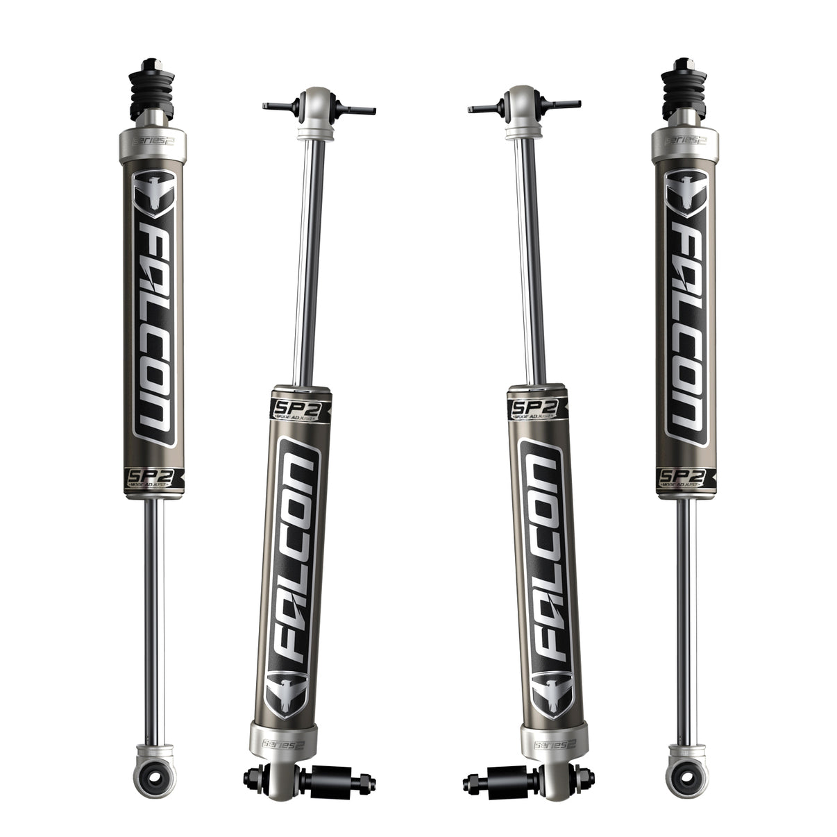 07-18 Jeep Wrangler JK 2 Door SP2 2.1 Monotube Shock Kit 1.5-2.5 Inch Lift Falcon Shocks