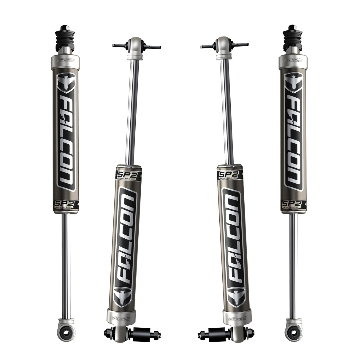 07-18 Jeep Wrangler JK 4 Door SP2 2.1 Monotube Shock Kit 1.5-2.5 Inch Lift Falcon Shocks