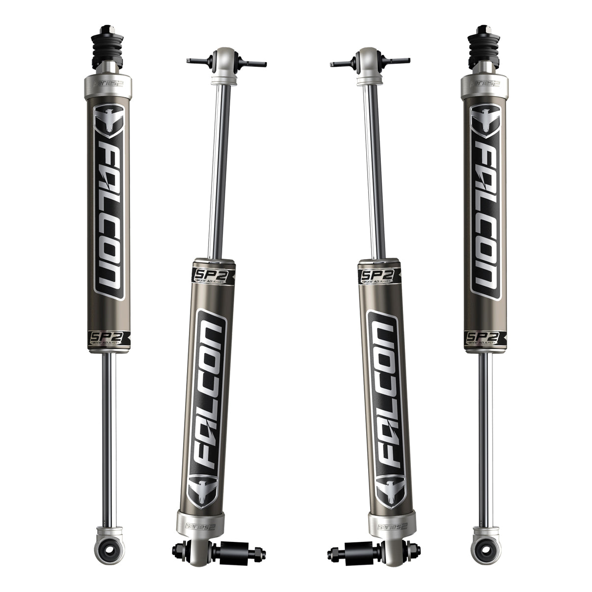 07-18 Jeep Wrangler JK 4 Door SP2 2.1 Monotube Shock Kit 3-3.5 Inch Lift Falcon Shocks