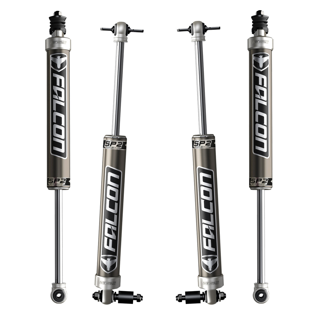 07-18 Jeep Wrangler JK 4 Door SP2 2.1 Monotube Shock Kit 4-6 Inch Lift Falcon Shocks