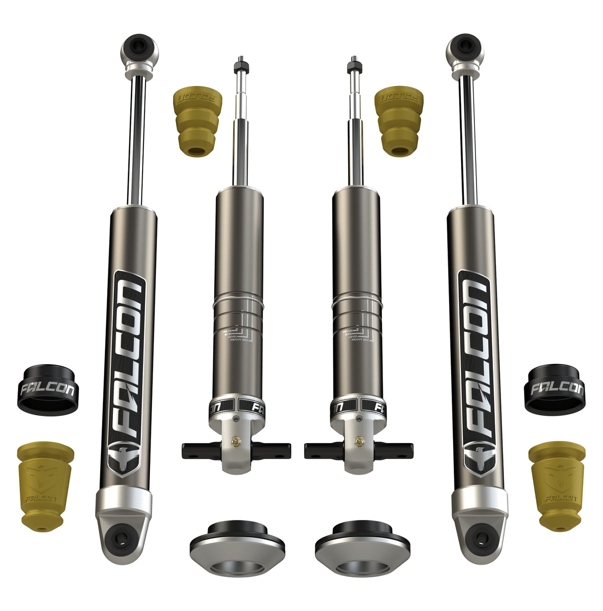 2014-18 Silverado/Sierra 1500 2.25 Inch Sport Shock Leveling System Falcon Shocks
