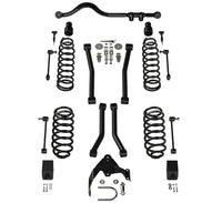 07-18 Wrangler JK 2 Door 3 Inch Suspension System w/ 4 Sport Control Arms No Shocks TeraFlex
