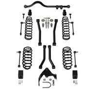 07-18 Wrangler JK 4 Door 3 Inch Suspension System w/ 4 Sport Control Arms No Shocks TeraFlex