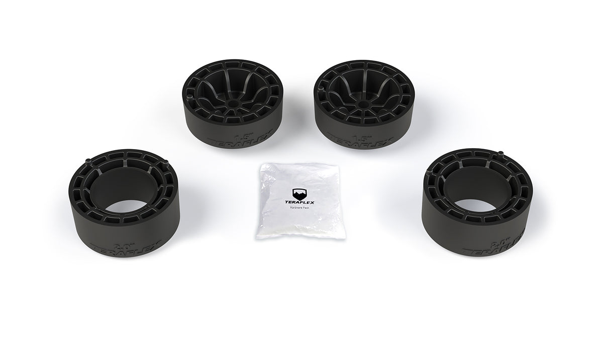 18-Up Wrangler JL 4 Door 1.5 Inch Performance Spacer Lift Kit No Shocks TeraFlex