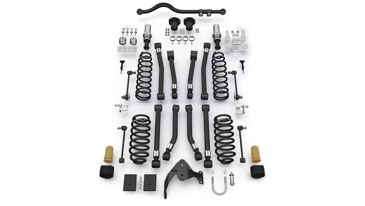 07-18 Wrangler JK 2 Door 3 Inch Alpine RT3 Short Arm Suspension System No Shocks TeraFlex