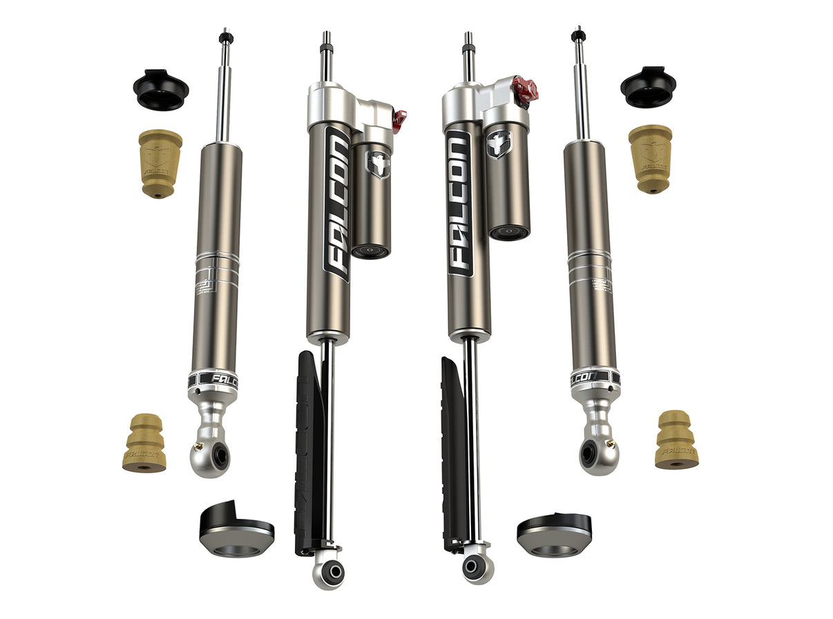 2007+ Toyota Tundra 2.25 Inch Sport Tow/Haul Shock Leveling System Falcon Shocks