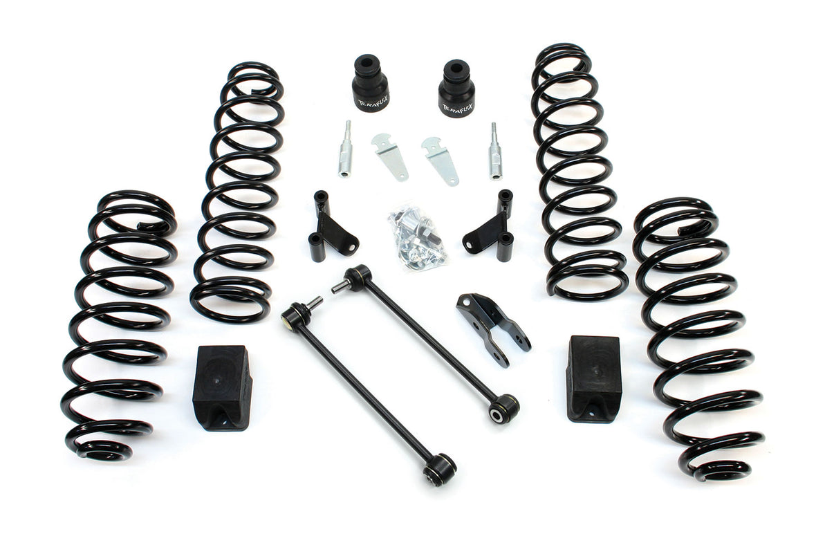 07-18 Wrangler JK 4 Door 2.5 Inch Coil Spring Base Lift Kit & Shock Extensions TeraFlex