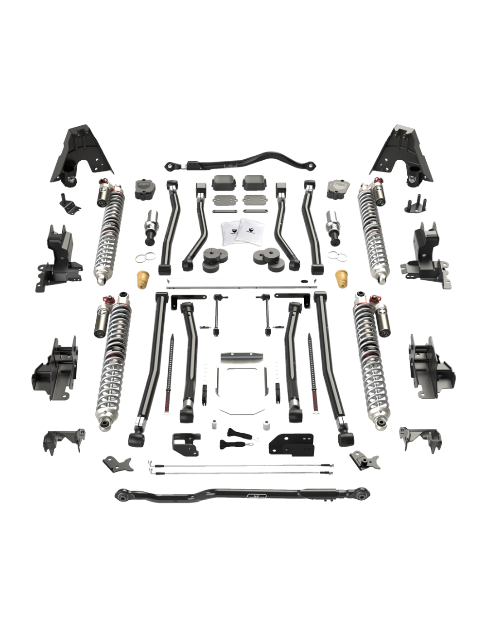 18-Up Wrangler JL 4 Door Alpine RT Coilover Suspension System - 392 - F44/R60 TeraFlex