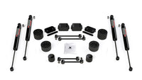 18-Up Wrangler JL 2 Door Rubicon 2.5 Inch Performance Spacer Lift Kit & 9550 VSS Twin-Tube Shocks TeraFlex