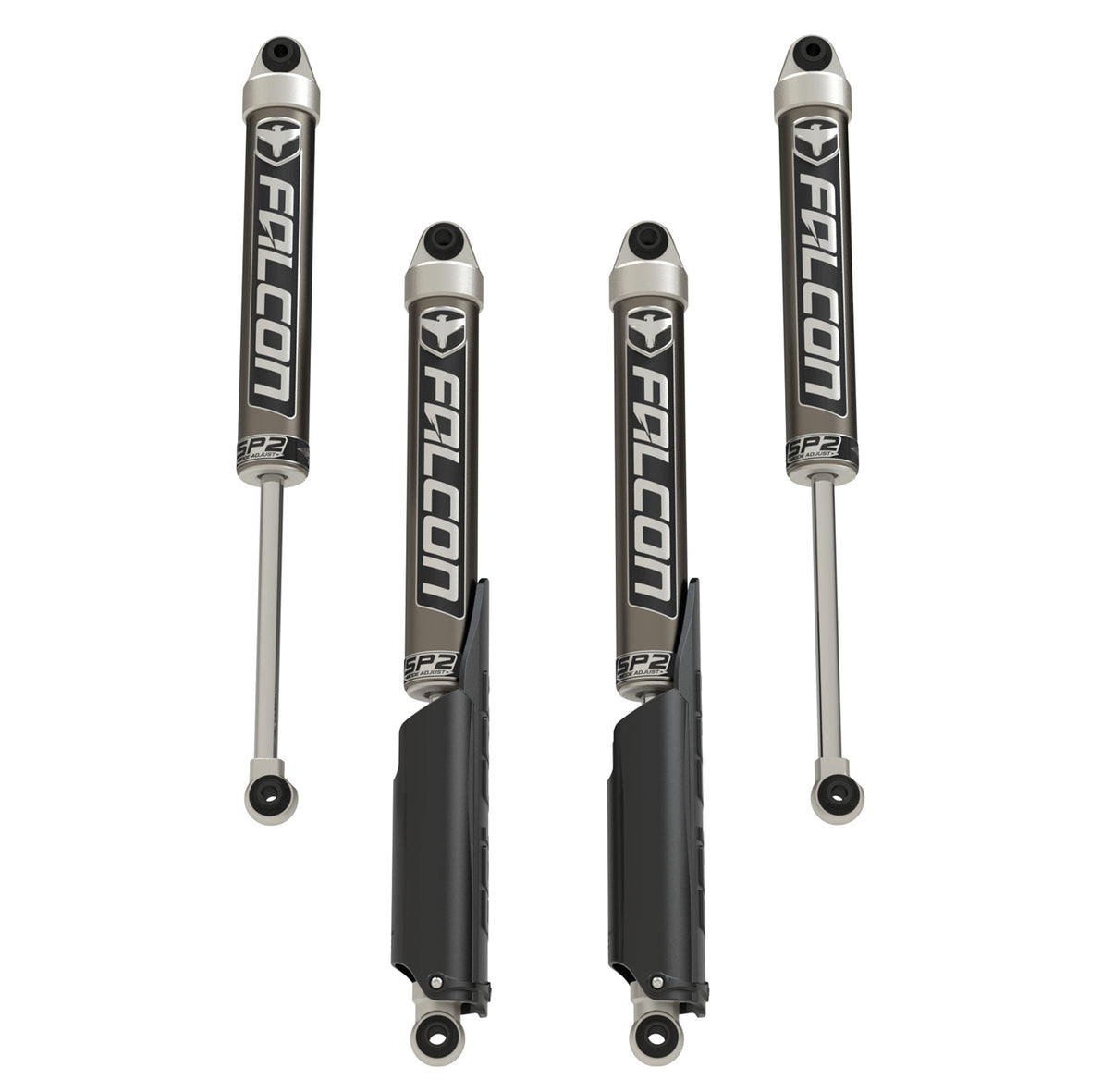 20-Up Jeep Gladiator JT SP2 2.1 Monotube Shock Kit 0-1.5 Inch Lift Falcon Shocks