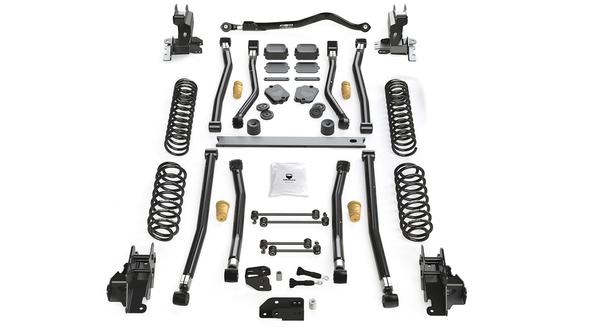 18-Up Wrangler JL 4 Door 4.5 Inch Alpine CT4 Long Arm Suspension System No Shocks TeraFlex