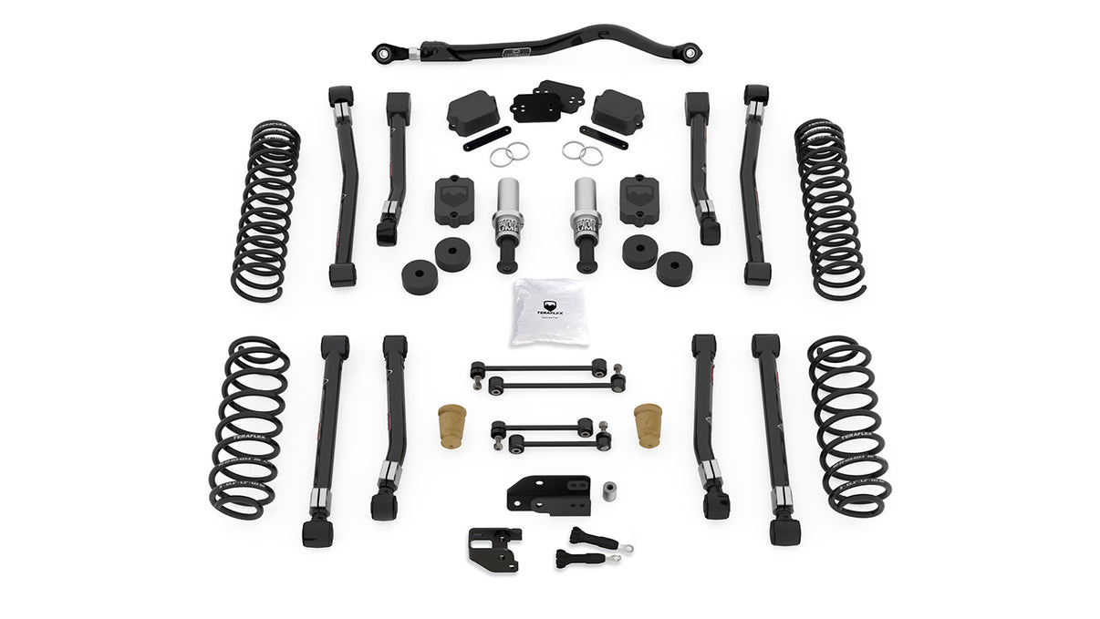 18-Up Wrangler JL 2 Door 3.5 Inch Alpine RT3 Short Arm Suspension System No Shocks TeraFlex