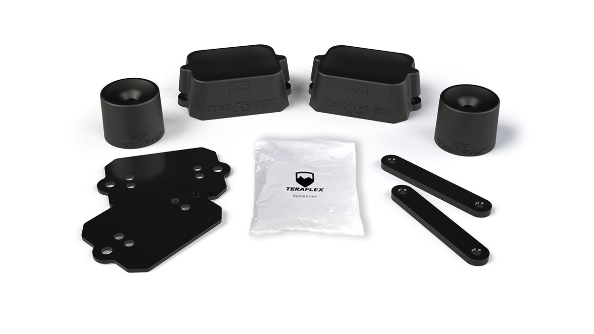 18-Up Wrangler JL 2 Door2 Inch Bump Stop Strike Pad Extension Kit Front & Rear TeraFlex