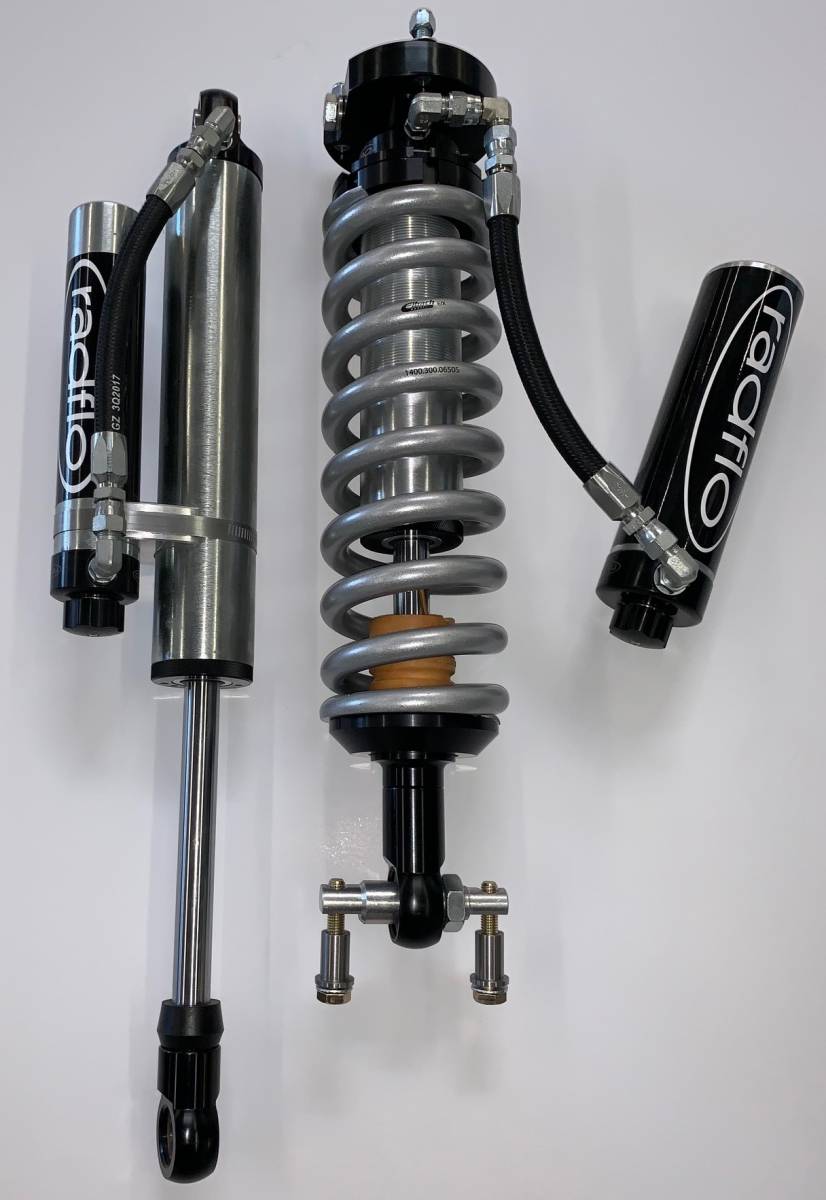 OE Replacement 2.5 Inch Front Coil-Over Kit 19 and Up Ranger 2 Inch Lift Internal Floating Piston Radflo
