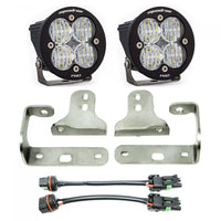 Squadron-R Pro Fog Pocket Kit - '20-24 Gladiator / '18-24 Wrangler JL; W/ OE Sport Bumper (Wide Cornering; Clear)