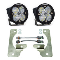 Squadron-R Pro Fog Pocket Kit - '20-24 Gladiator / '18-24 Wrangler JL; W/ OE Rubicon Bumper (Wide Cornering; Clear)
