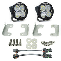 Squadron-R Pro Fog Pocket Kit - '20-24 Gladiator / '18-24 Wrangler JL; W/ OE Sahara Bumper (Wide Cornering; Clear)