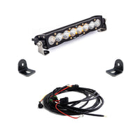 S8 10 Inch Hood Mount Kit - '19-21 RZR XP Turbo; '18-21 RZR Turbo S (Driving/Combo  Clear)