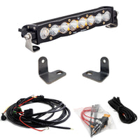 S8 10 Inch Hood Mount Kit - '16-18 RZR XP Turbo (Driving/Combo  Clear)