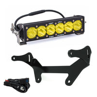 OnX6+ LED 10 Inch Shock Mount Kit - '17-24 Maverick X3 (Driving/Combo; Baja Amber)