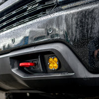 Squadron Sport Fog Pocket Kit - '19-22 Silverado 1500 / '20-22 2500HD/3500HD (Wide Cornering; Clear)