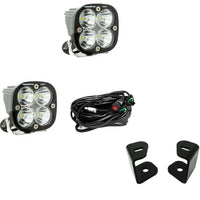 Squadron Pro A-Pillar Kit - '09-10 Ram 1500; '11-18 1500; '19 1500 Classic (Driving/Combo; Clear)