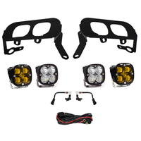 Squadron Sport/SAE Dual Fog Pocket Kit - '14-15 Silverado/Sierra 1500 (SAE Fog; Baja Amber)