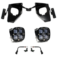 Squadron SAE Fog Pocket Kit - '16-18 Silverado 1500 (SAE Fog; Clear)