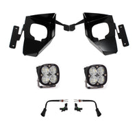 Squadron Sport Fog Pocket Kit - '16-18 Silverado 1500 (Wide Cornering; Clear)