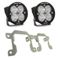Squadron Sport Fog Pocket Kit - '19-On Ranger; '21-On Bronco W/ OE Plastic Bumper (Wide Cornering; Clear)