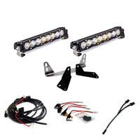 S8 Dual 10 Inch Grille Kit - '18-20 F-150 (Driving/Combo; Clear)