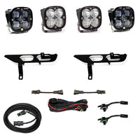 Squadron SAE/Sport Fog Pocket Kit - '21-23 F-150 W/o DRL (SAE Fog; Clear; Toggle Wiring)