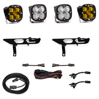 Squadron SAE/Sport Fog Pocket Kit - '21-23 F-150 W/o DRL (SAE Fog; Baja Amber; Toggle Wiring)