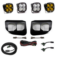 Squadron SAE/Pro Fog Pocket Kit - '20-22 F-250/350 Super Duty (SAE Fog; Baja Amber; Toggle Wiring)
