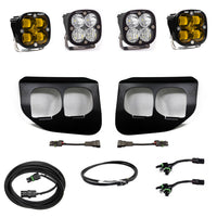 Squadron SAE/Pro Fog Pocket Kit - '20-22 F-250/350 Super Duty (SAE Fog; Baja Amber; Upfitter Wiring)