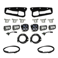 Squadron SAE/Dual S2 Sport Steel Bumper Fog Pocket Kit - '21-On Bronco; '22-On Bronco Raptor; Steel Bumper (SAE Fog; Clear; Upfitter Wiring)